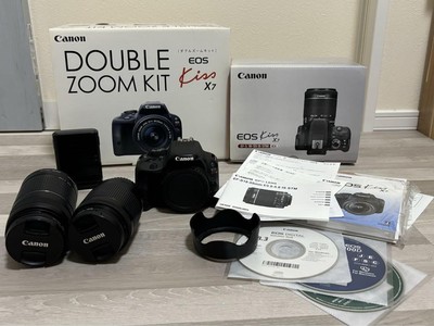 Canon EOS Kiss X7 Double Zoom Kit | eBay