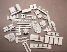 1/35 Scale Resin Figures Model Kit Military Accessories Unassembled Unpainted 