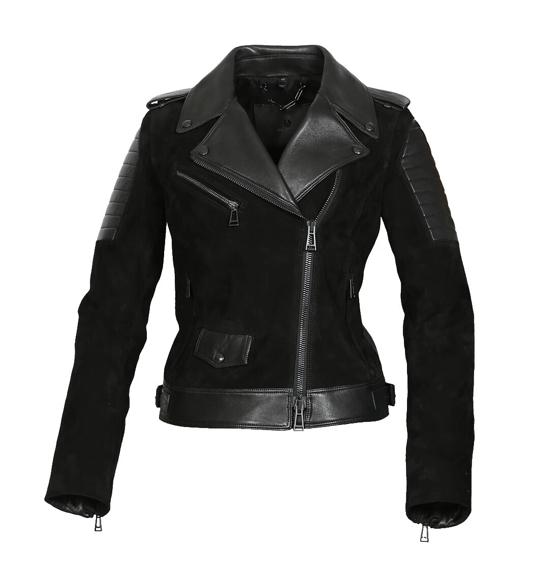 Belstaff negro sólido abrigos, chaquetas y chalecos para Mujeres