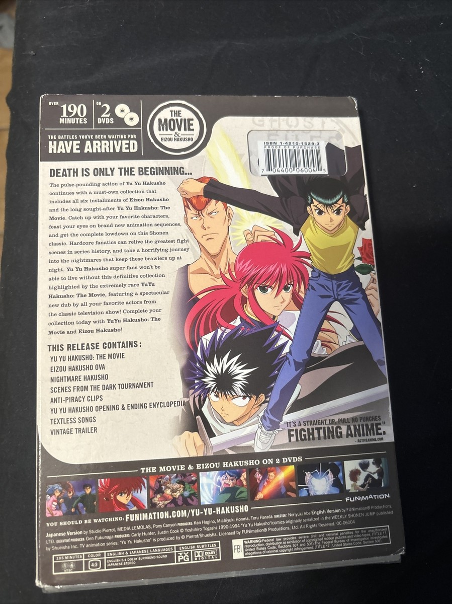 Yu Yu Hakusho: Ova / Eizou Hakusho (DVD) 704400060045| eBay