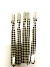 5-PACK Vintage NEW Designer Toothbrush FUN  By Alan Stuart New York