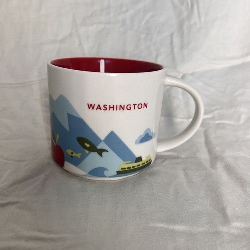 Starbucks Mug Washington You Are Here Collection 14 oz Coffee 2017
