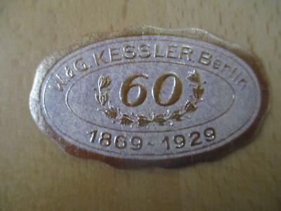 (7349) Reklamemarke - 60 Jahre W & G Kessler, Berlin