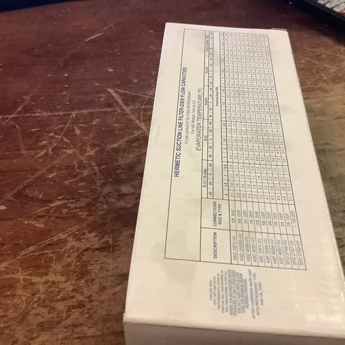 Emerson SFD 27 S 9-VV SFD Suction Line Filter Drier 1-1/8” ODF Drier - Picture 3 of 3