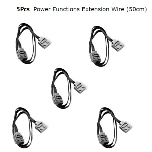 Extension Wire 8886 25cm or 8871 50cm For LEGO Technic Assembled Toy Part - Image 2 of 4
