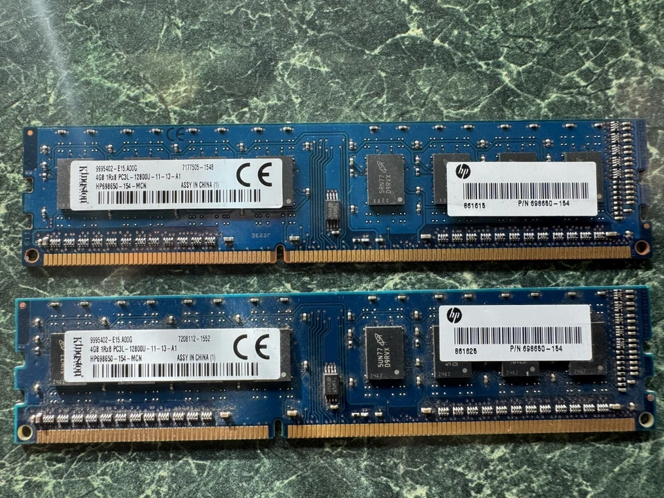 Lote de 12 tarjetas de memoria de escritorio mixtas de 4 GB y 8 GB DDR4 y DDR3 ¡¡Funcionan muy bien!!! Foto 4 de 4