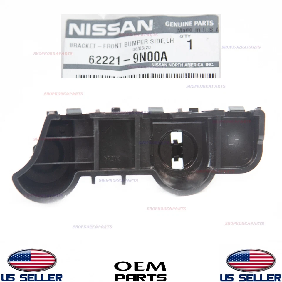 Soporte delantero de parachoques genuino montaje lado del conductor ⭐OEM⭐ NISSAN MAXIMA 2009-2014 Foto 3 de 4