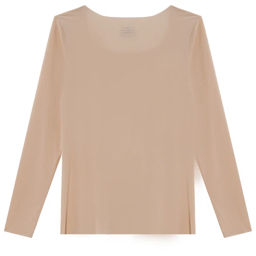 Damen Langarmshirt Warm Basic Kompression Oberteil Shirt- - Bild 90 von 113