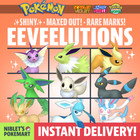 ✨ ALL SHINY EEVEE EEVEELUTIONS! ✨ 8 EVOLUTIONS for Pokemon Scarlet Violet + Home