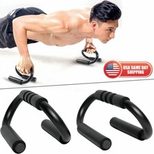 Push up Bars Training Handle Portable Calisthenics Non-slip for Home Gym 330LBS