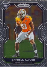 Darrell Taylor RC 2020 Prizm Football Chrome Rookie Card #389 Seattle Seahawks