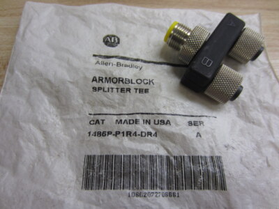 Allen Bradley 1485P-P1R4-DR4 Splitter Tee 1485PP1R4DR4