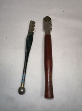 2 Vintage Fletcher Glass Cutters No 29 And One Gold Tip.