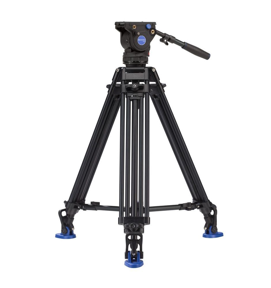 Benro BV6PRO Dual Stage Aluminium Video Tripod 75mm Bowl Kit