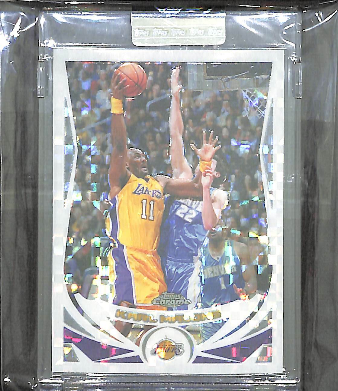 2004-05 Topps Chrome Xfractor #110 Karl Malone No 14 of 110