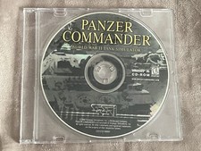 Vintage 1998 panzer commander world war 2 tank simulator WWII PC CD ROM GAME