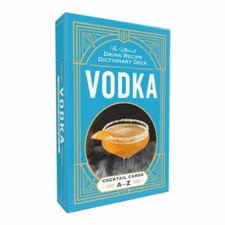 Vodka Cocktail Cards A–Z: The Ultimate Drink Recipe Dictionary Deck (Cocktail R