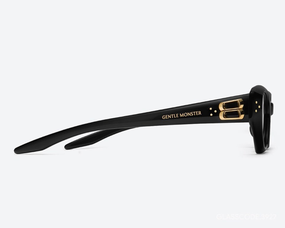 Gentle Monster]Sunglasses DUNS 01 Black,2025, Cat Eye, Geek