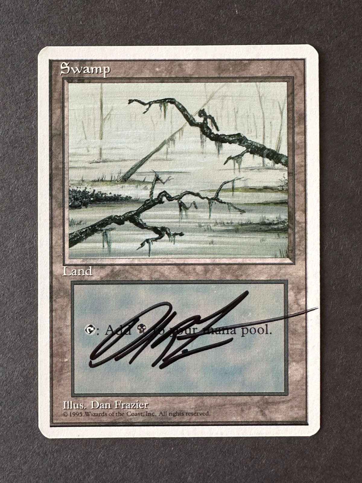 Black Lotus Original Sketch - Dan Frazier AP MTG Magic the Gathering view 2