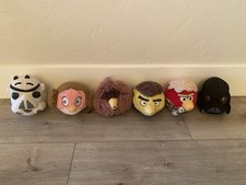 Angry Birds Plush Star Wars Darth Luke Leia Han Storm Trooper Chewy 5" Lot Of 6
