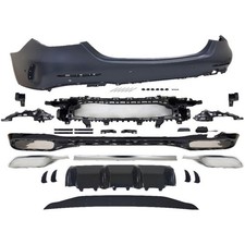Sport Stoßstange hinten für Mercedes-Benz C-Klasse W206 (ab 2021) PDC grundiert Sport Stoßstange hinten für Mercedes-Benz C-Klasse W206 (ab 2021) PDC grundiert