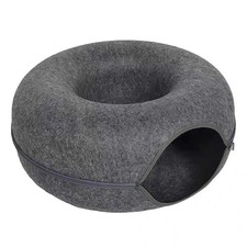Cat Cave EXTRA LARGE Cat Tunnel Bed Indoor Cats,Cat Donut