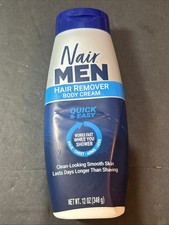 Nair Men Body Cream Hair Remover, Body Hair Removal Cream, 12 Oz