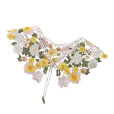 French Styles Lace Crochet Shawl False Collar For Women s Daily And Formal Wear