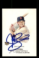Signed Baseball Card Auto Jed Lowrie 2008 Topps Allen & Ginter #308 Red Sox