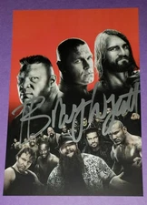 BRAY WYATT signed 4x6 card , aew, wcw, wwe
