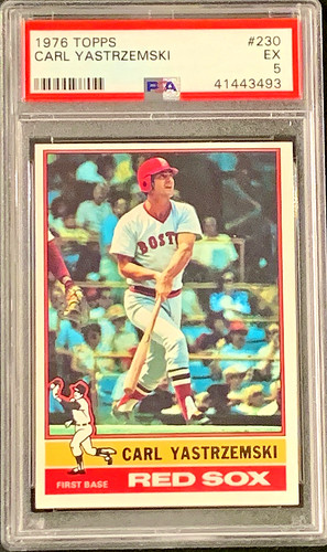 Carl Yastrzemski #230 1976 Topps card