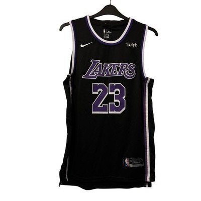 LA Lakers LeBron James Statement Edition schwarz Mamba Trikot Herren Größe Medium