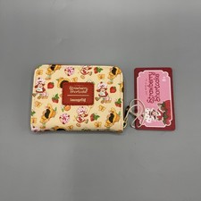 Loungefly Strawberry Shortcake Orange Blossom Duo Mini Zipper Wallet NEW