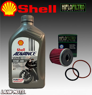 Service Kit Öl+Ölfilter Bj.11-21 Shell 10W40 passt für Beta RR 125 LC SM/Enduro