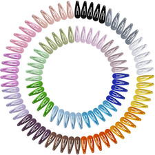 Snap Mini Hair Clips, 100PCS Premium Kids Barrettes Metal Non Slip Hair Bow Clip