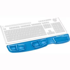 Fellowes 9183101 Gel Wrist Rest, Blue