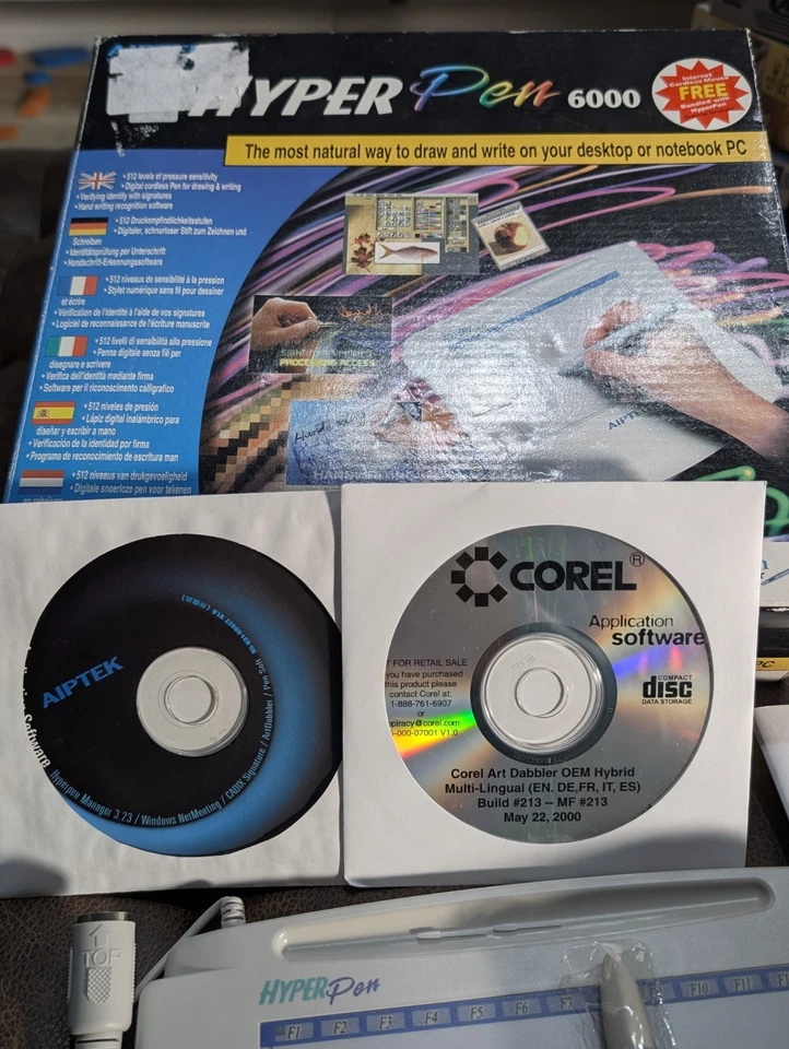 AIPTEK HYPER Pen 6000 Vintage drawing tablet BRAND NEW - Image 4 of 4