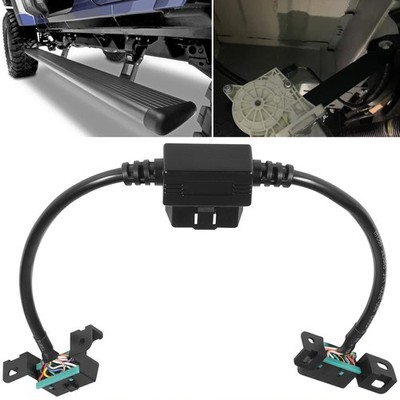 76404-01A For PowerStep Running Boards Plug-n-Play Pass-Through Harness Black