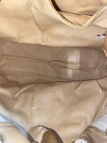 Bottega Veneta Brown Snakeskin Leather Drawstring Shoulder Bag - Picture 5 of 11