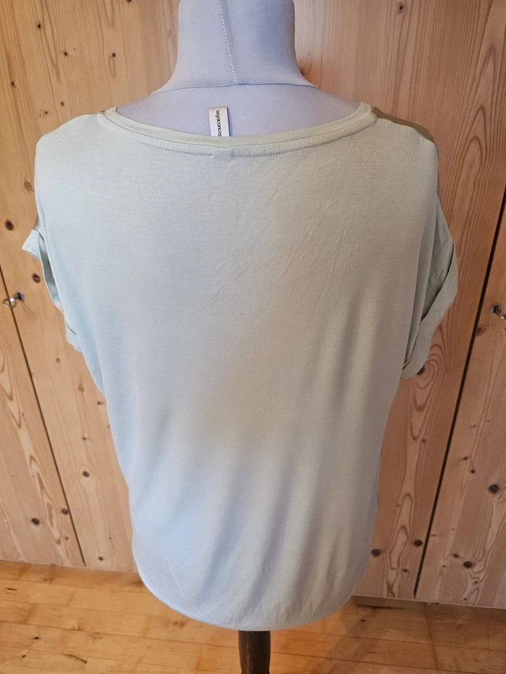 Soyaconcept T-Shirt Bluse SC-Petra Gr.L In Grassgrün, Nur Einmal Getragen  - Bild 2 von 4