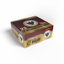 Holiday Bright Lights C7 Blue 25 Count Christmas Light Bulbs 1 Ft.