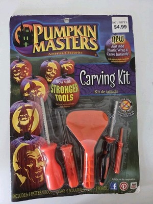 Halloween Vintage Pumpkin Masters Piece Pumpkin Carving Kit 