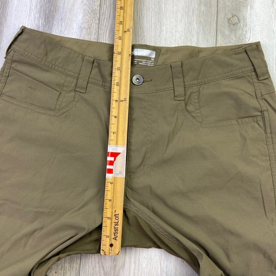 Marmot Hiking Pants Mens 30x32 Brown Lightweight Straight Stretch Trail H54380 - Image 4 of 4