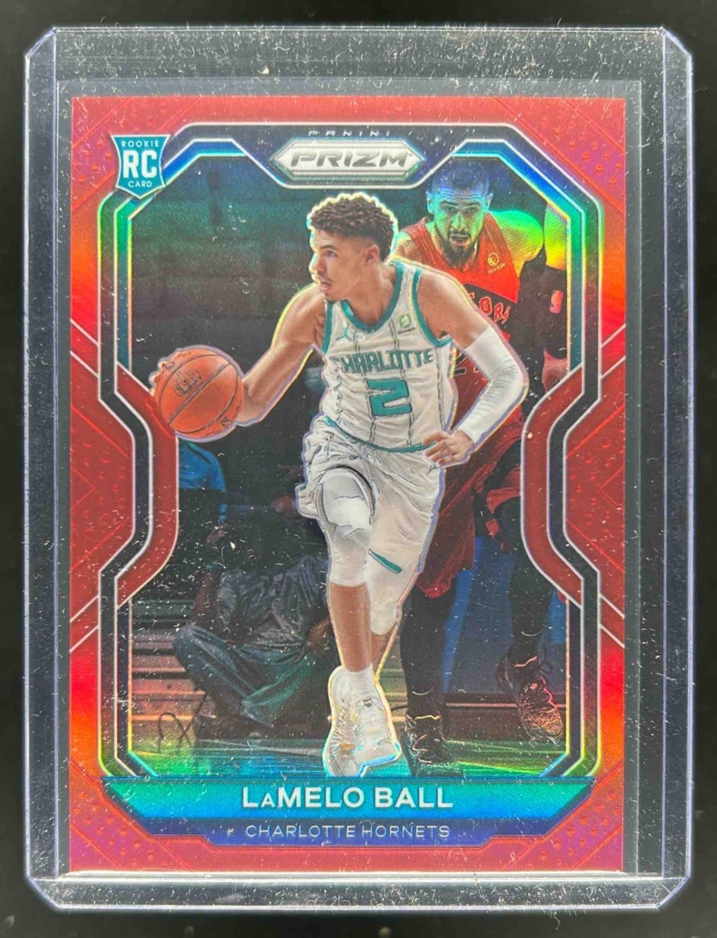 2020-21 Prizm LaMelo Ball RC Red Prizm Rookie #/299 Hornets