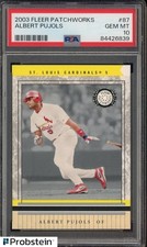 2003 Fleer Patchworks #87 Albert Pujols St Louis Cardinals PSA 10 GEM MINT