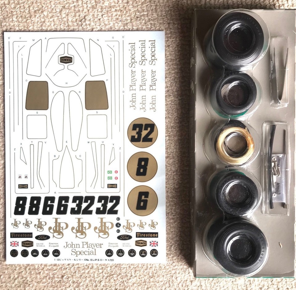 Maquette Tamiya 1/12 Lotus 72D JPS – Formule 1, à Monter, Sous Blister D'origine (neuf)