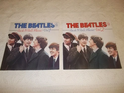 BEATLES ROCK 'N' ROLL MUSIC VOL 1 & 2 LOT OF 2 UK MFP 50506 7 EX TESTED