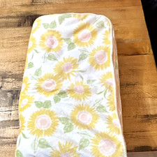 Chick Pea 30x40 Crib Blanket Fits Crib Floral White Yellow Pink Green.