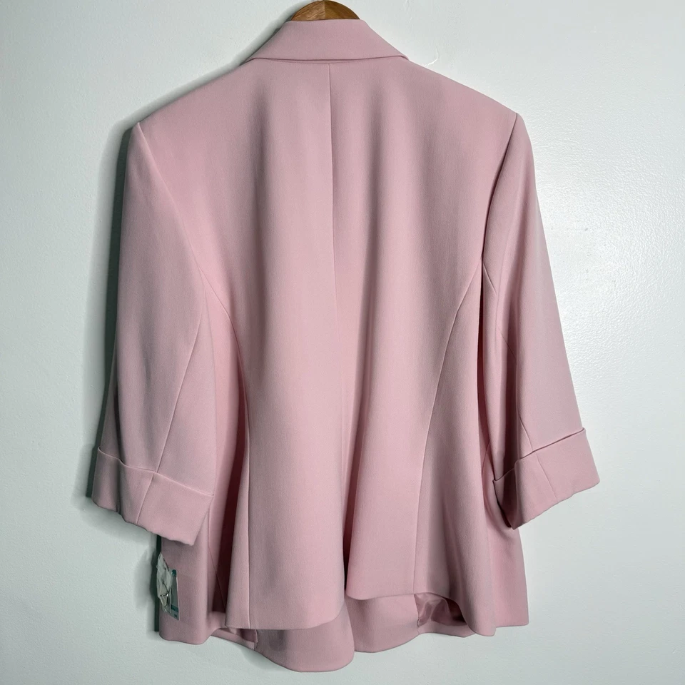 NWT Kasper Tutu Pink Dress Blazer Size 20W Career Wear Workwear - Image 2 of 4