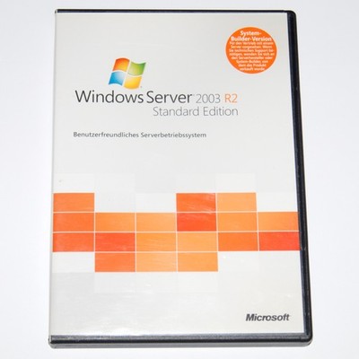 Microsoft Windows Server 2003 R2 Standard 1-4 CPU 5 CAL Deutsch OEM SB